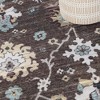 Floral Geometric Border Washable Indoor Area Rug by Blue Nile Mills - 4 of 4