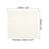 Unique Bargains Hollow Lace Cut Design Foldable Decor Table Name Place Cards 25 Pcs - 2 of 4