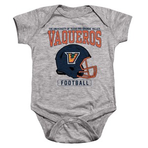 baby american football helmet Baby University Of Texas Rio Grande Valley Football Helmet Infant Snap  Suit, Athletic Heather, 24 Months