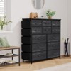 Whizmax 12 Dresser Drawer for Bedroom, Chest of Drawers, Wide Fabric Storage Drawer with Wood Tabletop for Kids Room, Closet, Hallway, Entryway - 3 of 4