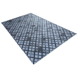 Walk on Me Faux Cowhide All Squared Away Loomed Area Rug - 1 of 4
