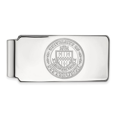 Black Bow Jewelry Sterling Silver Pittsburgh Panthers NCAA Money Clip
