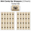 Big Dot of Happiness We Still Do - 50th Wedding Anniversary - Anniversary Party Candy Favor Sticker Kit - 304 Pieces - 3 of 4