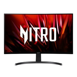 Acer Nitro 27" Curved Monitor WQHD 2560x1440 100Hz 250Nit 1ms HDMI DisplayPort - Manufacturer Refurbished - 1 of 4