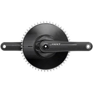 SRAM RED 1 Crankset - 165mm, 12-Speed, 50t Aero Chainring, 8-Bolt Direct Mount, DUB Spindle Interface, Natural Carbon, - 1 of 1