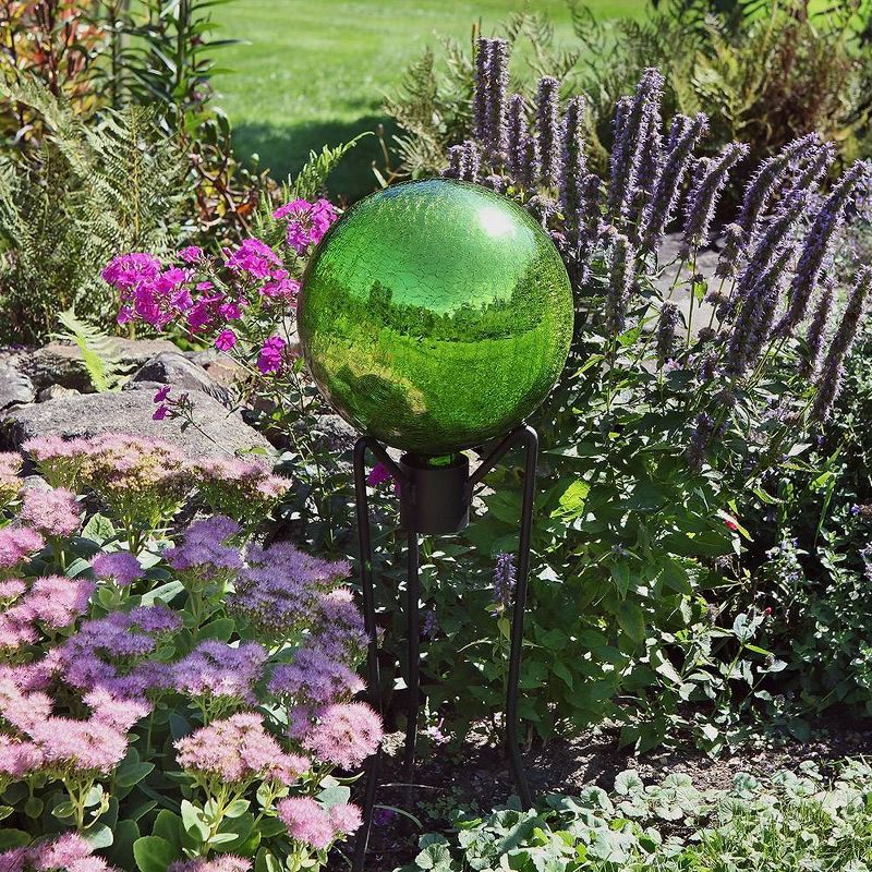 12" Decorative Reflecting Glass Gazing Globe - Achla Designs, 6 of 7