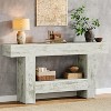 Tribesigns 62.99-Inch Long Console Table, Farmhouse Entryway Table with Storage - 4 of 4