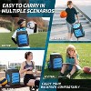 Generic Soccer Backpack,Soccer Bag with Ball Holder,Sport Equipment Bags Includes Separate Cleat Shoe - 4 of 4