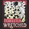 Women's One Hundred and One Dalmatians Cruella De Vil Perfectly Wretched Poster T-Shirt - image 2 of 4