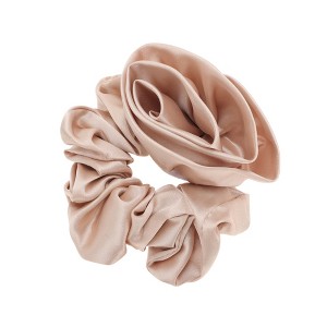 Unique Bargains Solid Color Rose Scrunchies 1 Pc - 1 of 4