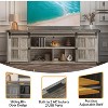 70" TV Stand for 75 Inch TVs, Entertainment Center and Media Furniture with Sliding Barn Doors & Storage Cabinets,  Modern TV Console Table - 4 of 4