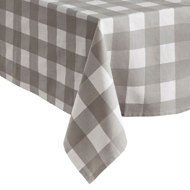 Farmhouse Living Buffalo Check Tablecloth Collection - Elrene Home Fashions, 1 of 4