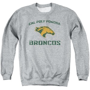 California State Polytechnic University Pomona Official Broncos Logo Adult Crewneck Sweatshirt - 1 of 4