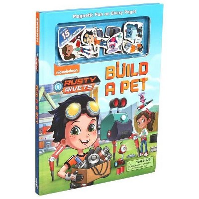 Nickelodeon Rusty Rivets: Build a Pet - (Magnetic Hardcover) (Hardcover)