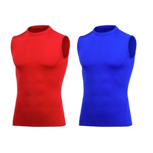 EG Pro Men Compression Cool-Tek Sleeveless - 2 Pack - 1 of 3