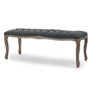 Tassia Tufted Bench - Christopher Knight Home - 1 of 4