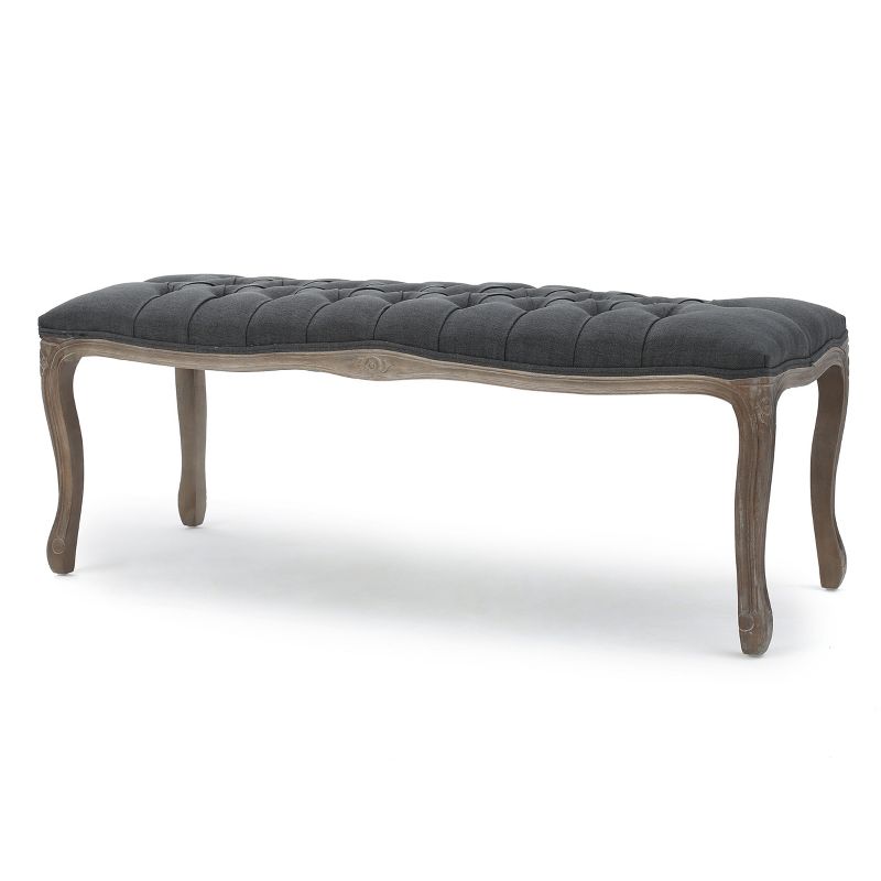 Tassia Tufted Bench - Christopher Knight Home, 1 of 6