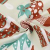 Unique Bargains Home Office Sofa Chair Couch Christmas Printed Velvet Throw Pillow Covers Set of 2 - 3 of 4