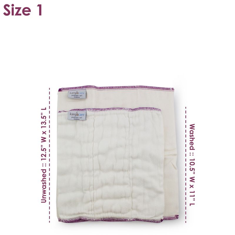 Kanga Care Reusable Prefold Cloth Diaper, 4 of 5