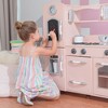 Teamson Kids Little Chef Westchester Retro Pretend Play Kitchen with Accessories, Ice Dispenser, Oven, Microwave, Refrigerator, Pink - 3 of 4