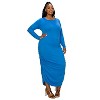 L I V D Women's Sylvia Side Ruched Midi Dress - 2 of 3
