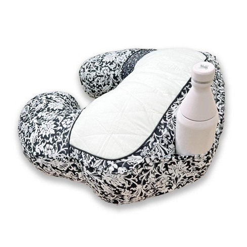 The All New Hugaboo HUG4352 Nursing Pillow, Black Floral - image 1 of 3