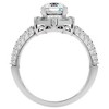 Pompeii3 1 1/2Ct Diamond & Moissanite Accent Engagement Ring in 10k Gold - 4 of 4