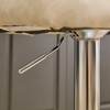 INFURNIC Counter and Bar Stools Swivel Barstools Tufted Back with Chrome Base for Home Kitchen Island, Beige, 18.1"*19"*42.9" - 2 of 4