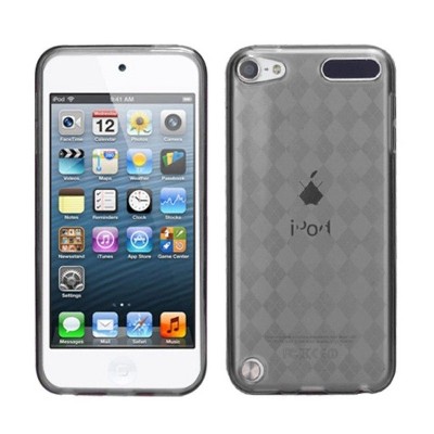 MYBAT For Apple iPod Touch 5th Gen/6th Gen Clear Smoke Argyle Candy Case Cover