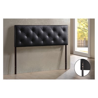 target leather headboard