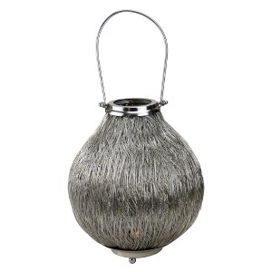 Kaemingk 18.5" Urban Life Contemporary Silver Tea Light Candle Holder Lantern - 1 of 3