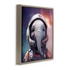 Stupell Industries Astronaut Elephant Portrait Floating Frame Canvas Art - 2 of 4