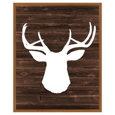 17" x 21" Deer Single Picture Frame Brown - PTM Images