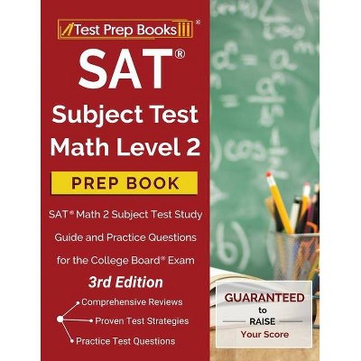 SAT Subject Test Math Level 2 Prep Book - by  Test Prep Books (Paperback)