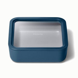 Caraway Home Large Ceramic Coated Glass Food Storage Container - 1 of 4