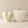 JDICTION Heart Resin Mold - 3D Silicone Mold for Valentine’s Day, Ideal for DIY Handcrafts & Resin Casting, Candle Making & Home Decoration - 2 of 4