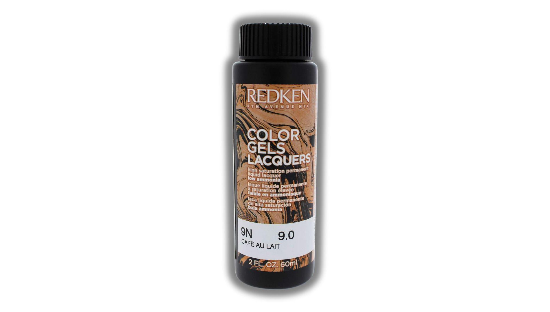 Redken Color Gel Lacquers (2 oz)| liquid hair colour for rich, saturated results with a radiant shine effect.- (9N/9.0 Cafe Au Lait)
