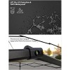 10x10 Pop Up Canopy Tent with 4Pcs Sidewalls, Portable Instant Canopy with 4 Stakes, 4 Ropes, 4 Sandbags for Patio, Outdoor, Camping - 4 of 4