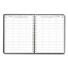Four-Person Group Practice Daily Appointment Book, 11 x 8.5, Black Cover, 12-Month (Jan to Dec): 2026 - 2 of 4
