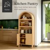 Best Choice Products 72in Arched Storage Cabinet w/ Reeded Cabinet Doors - 4 of 4