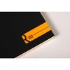 Rhodia "R" Premium Stapled Notepad - Blank 70 sheets - 6 x 8 1/4 - Black cover - 4 of 4