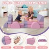 Whisen 10-Piece Kids Soft Foam Climbing and Crawling Blocks & Play Set & Convertible Sofa, Indoor Playground Gift for Toddlers - 3 of 4