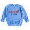 Simply Sage Market Statue Of Liberty America Front And Back Sweatshirt - M - Carolina - 3 of 4
