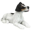 Design Toscano Black & White Jack Russell Puppy Dog Statue