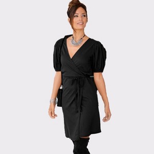 Women's Knitted Wrap Dress - LASCANA - 1 of 4
