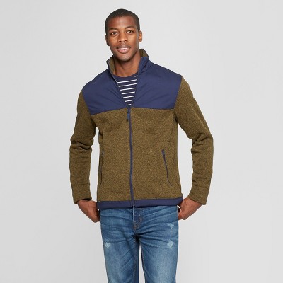 mens fleece jacket target