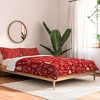 Pimlada Phuapradit Christmas village Red Comforter + Pillow Sham(s) - Deny Designs - 2 of 3