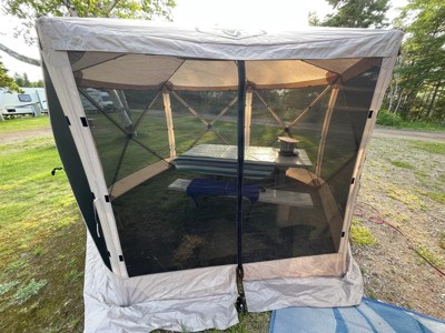 Gazelle Tents G6 8 Person 12 By 12 Pop Up 6 Sided Portable Hub Outdoor ...