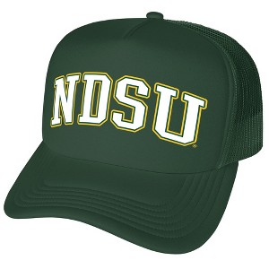 Gender Neutral Official North Dakota State University Distressed School Name Foam Snapback Trucker Hat - for Men and Women Hunter Green One Size - 1 of 4
