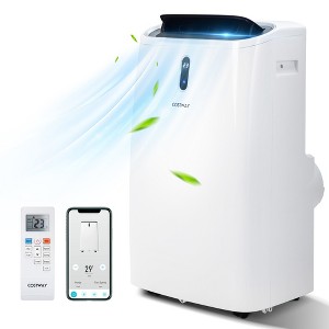 Costway 8800 BTU (14000 BTU ASHRAE) Portable Air Conditioner 4-in-1 Air Cooler w/ APP & WiFi Smart Control - 1 of 4
